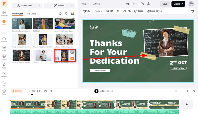 Replace Teacher's Day Video Resources