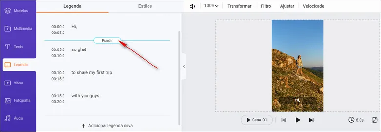 Merge or split subtitles