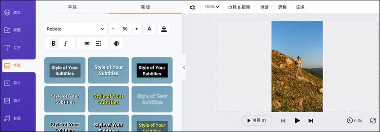 Customize the styles of auto-generated subtitles for Reels