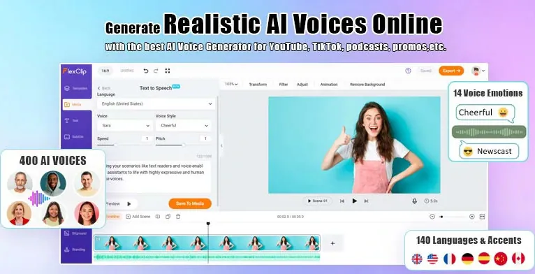 AI Meme Voice Generators - FlexClip