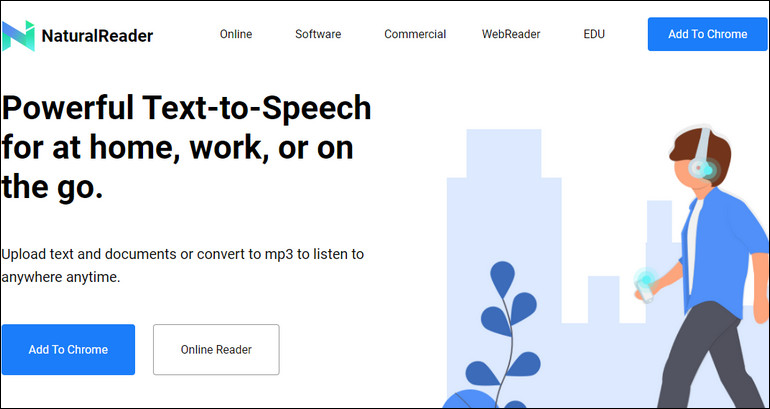 Text to Speech Tool - NaturalReader