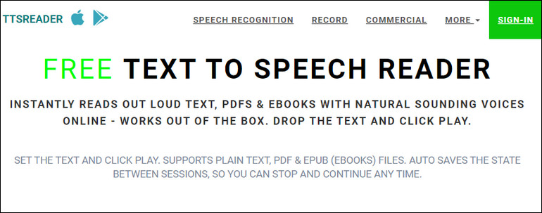 Text to Speech Tool - TTS Reader