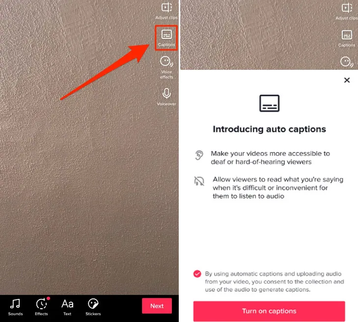 Turn on Auto Captions on Your TikTok Videos as a Creator