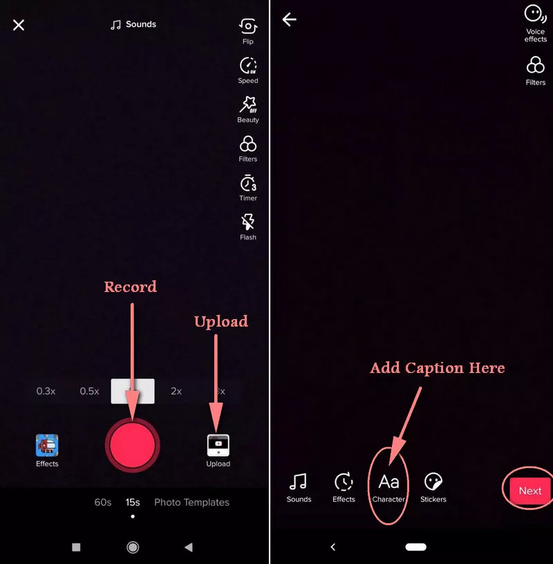 Add Captions to TikTok Video