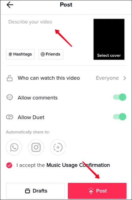 Edit Caption on TikTok After Posting - Add New Caption