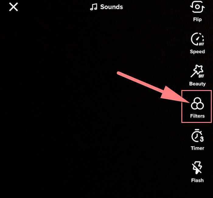 How to Add TikTok Filters 1