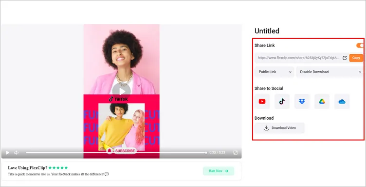 Make a TikTok Outro - Download and Share