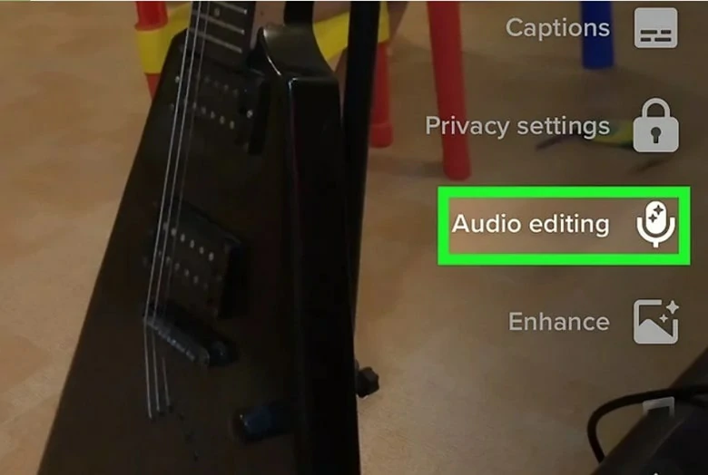 Choose the Audio Editing Feature