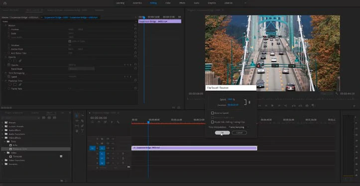 Create a time lapse video with Premiere Pro time lapse software