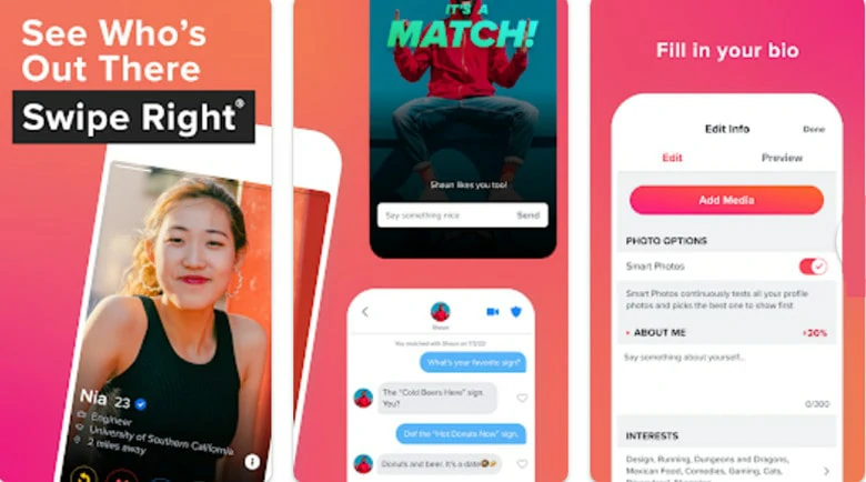 The Most Dating App - Tinder