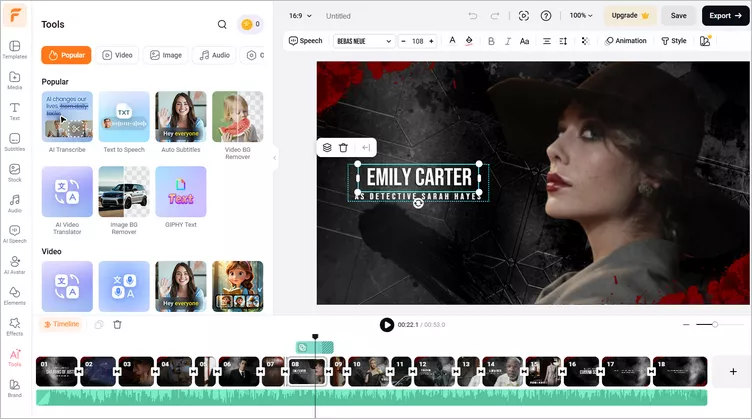 Recommended Online Movie Maker -FlexClip