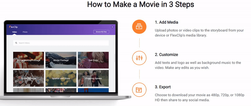 Make Your Movie in 3 Steps