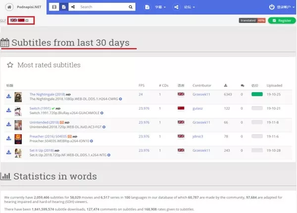 Podnapisi movie subtitles web