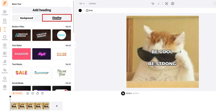 Add Text to Meme - FlexClip