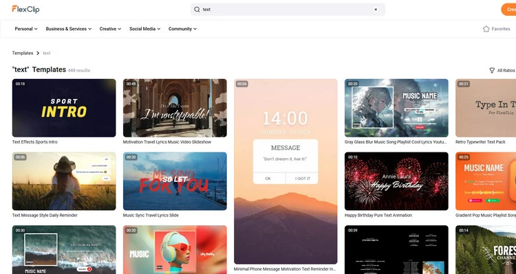 Templates Library - FlexClip