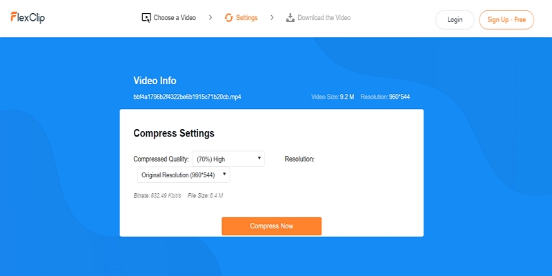 Top Video Compressors Online - FlexClip