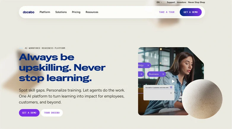 Docebo - Industry-leading Training Video Platform