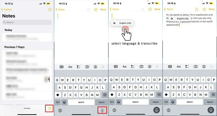 Use iPhone’s Notes App to transcribe video to text automatically
