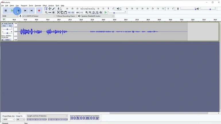 Record Lecture Speech with Audacity