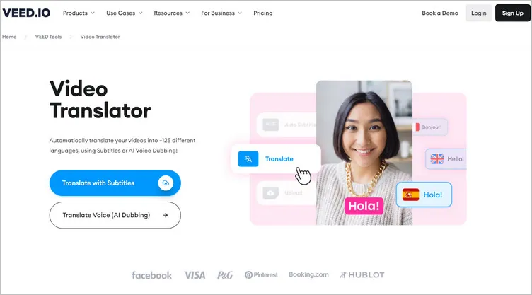 AI Chinese Video to English Translator - Veed