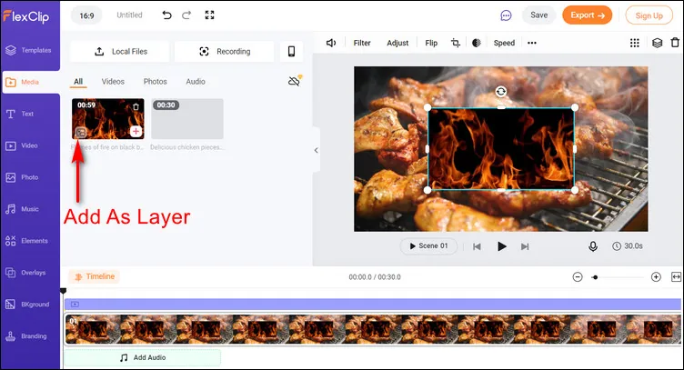 Put a Transparent Video/Image over a Video - Add Overlay Resource