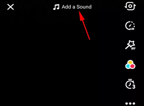 How to Trim Sound on TikTok Before Recording - Add a Sound