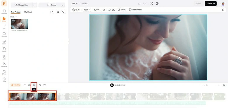 Move the Trimmer Slider to Remove Unwanted Parts from Video