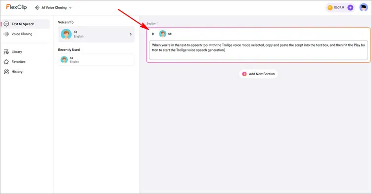 Convert Text to Speech in Trollge Voice