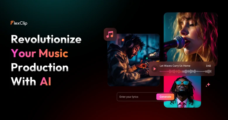 FlexClip AI Music Generator Overview