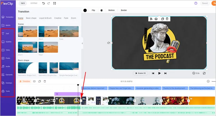 Article to Video Podcast - Edit the Video