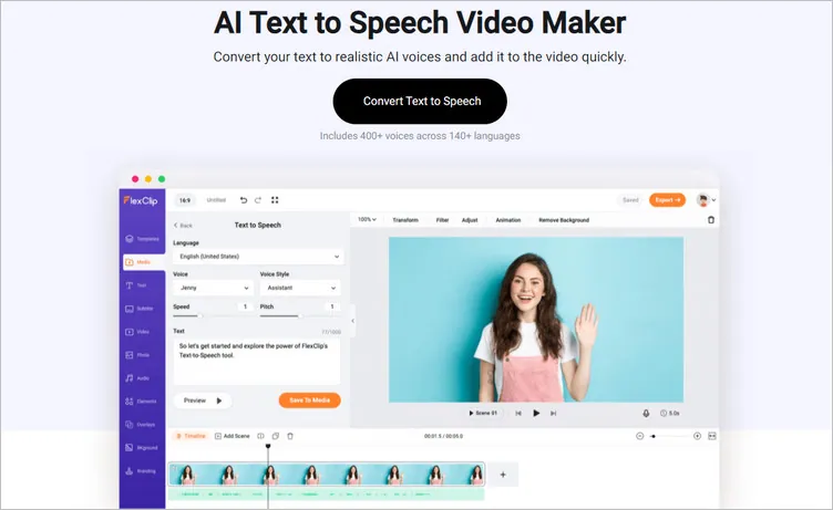 AI Text to Speech Tool for Converting Article to Podcast