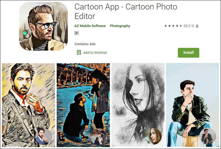 Photo to Cartoon Apps for Android - Cartoon App - Cartoon Photo Editor