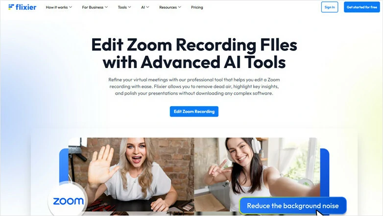 Flixier: Cloud-based Video Editor to Edit Zoom Recording