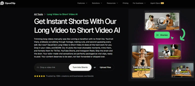 OpusClip: AI Tool Convert Zoom Recording into Shorts Clips