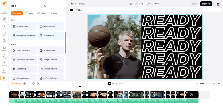 Customize Kinetic Typography in Your Video with FlexClip