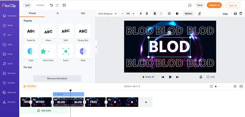 Edit the Typography Video as You Like