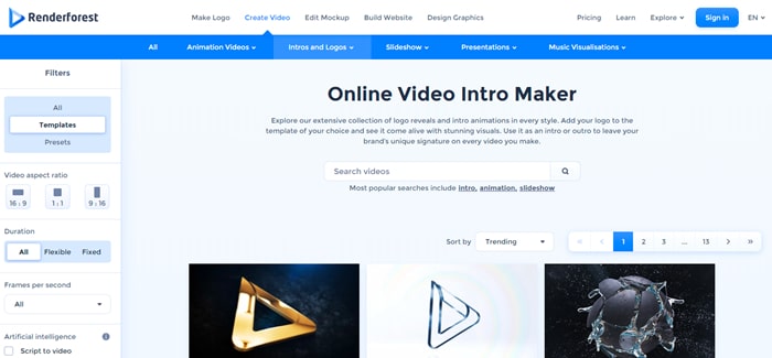 Typography Video Maker Online - Renderforest