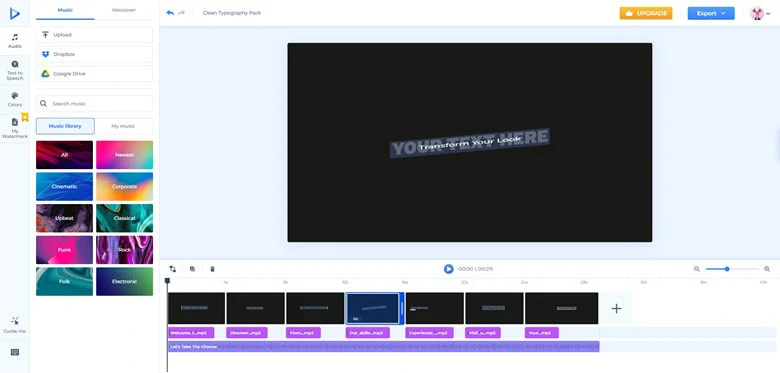 Typography Video Maker Online - Renderforest
