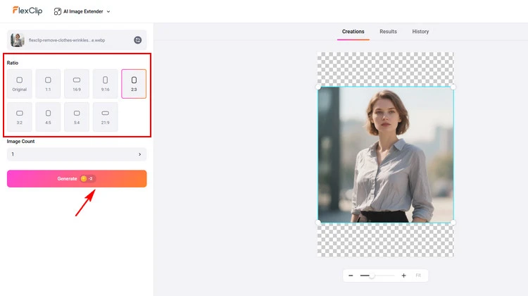 Uncrop Your Photos - FlexClip