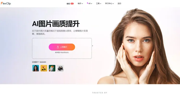 去除图片模糊工具 - FlexClip