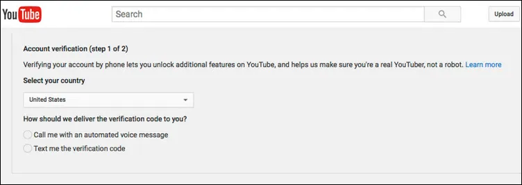 Upload Long Videos on YouTube - Account Verification