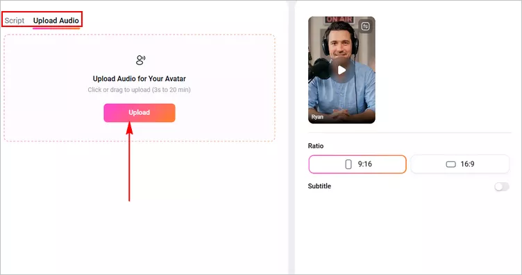 Upload Your Audio File