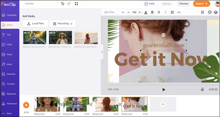 Make a Vertical Video - Add Media