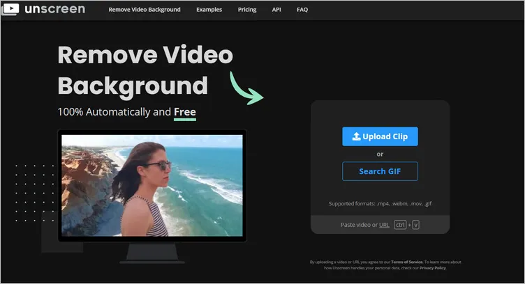 Online Video Background Changer - Unscreen