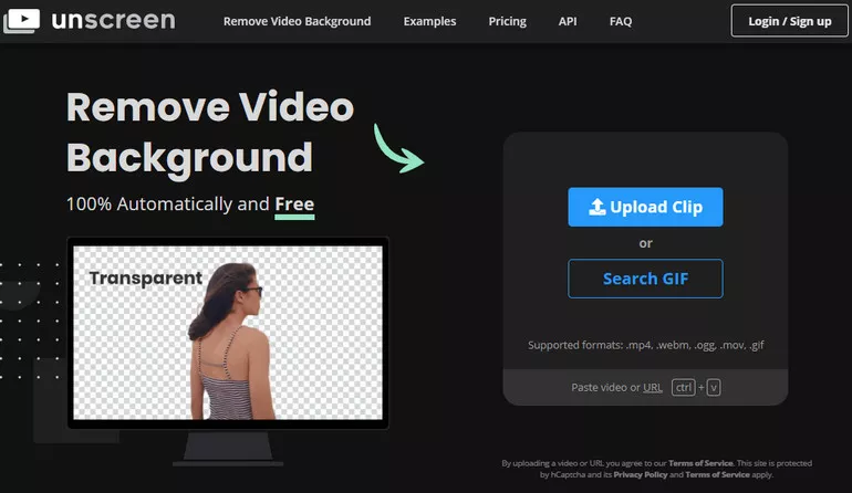 Video Background Remover without Green Screen - Unscreen