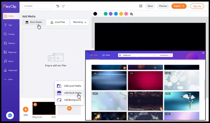 Steps to find awesome video backgrounds for free.