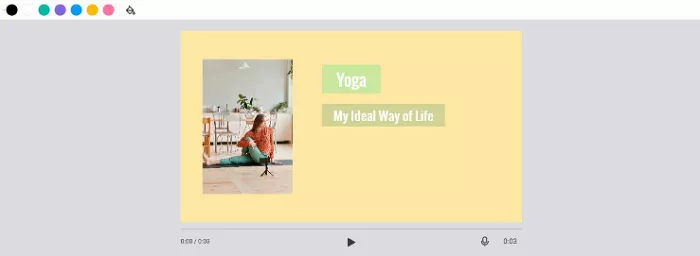 Leave native space for your video collage