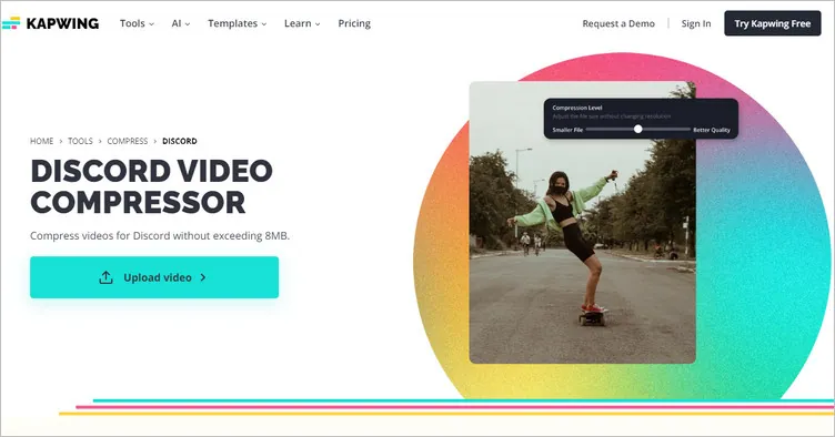 Online Discord Video Compressor - Kapwing