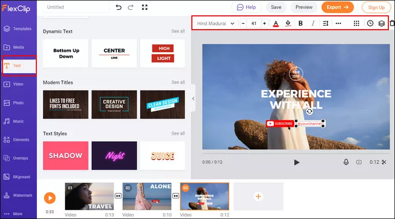 Add CTA Overlay to Video - Add Text