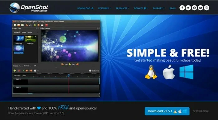 Best Free Video Editors for Laptop - Openshot